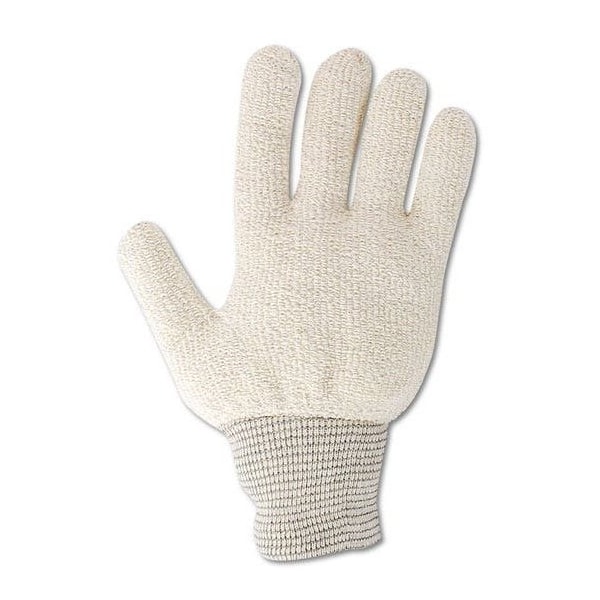 Guantes de tela de felpa Magid TerryMaster PT944R de peso mediano con bucles exteriores, paquete de 12 - PT944RL
