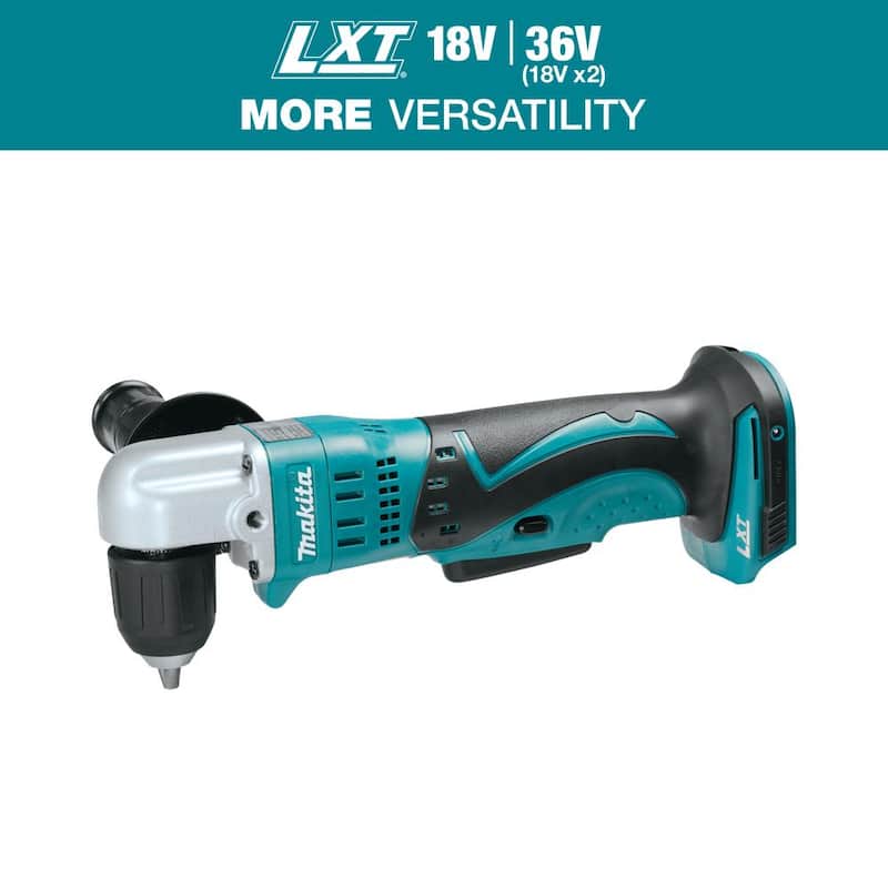 Makita 18V LXT Taladro angular inalámbrico de iones de litio de 3/8 pul. (Herramienta solamente) - XAD02Z