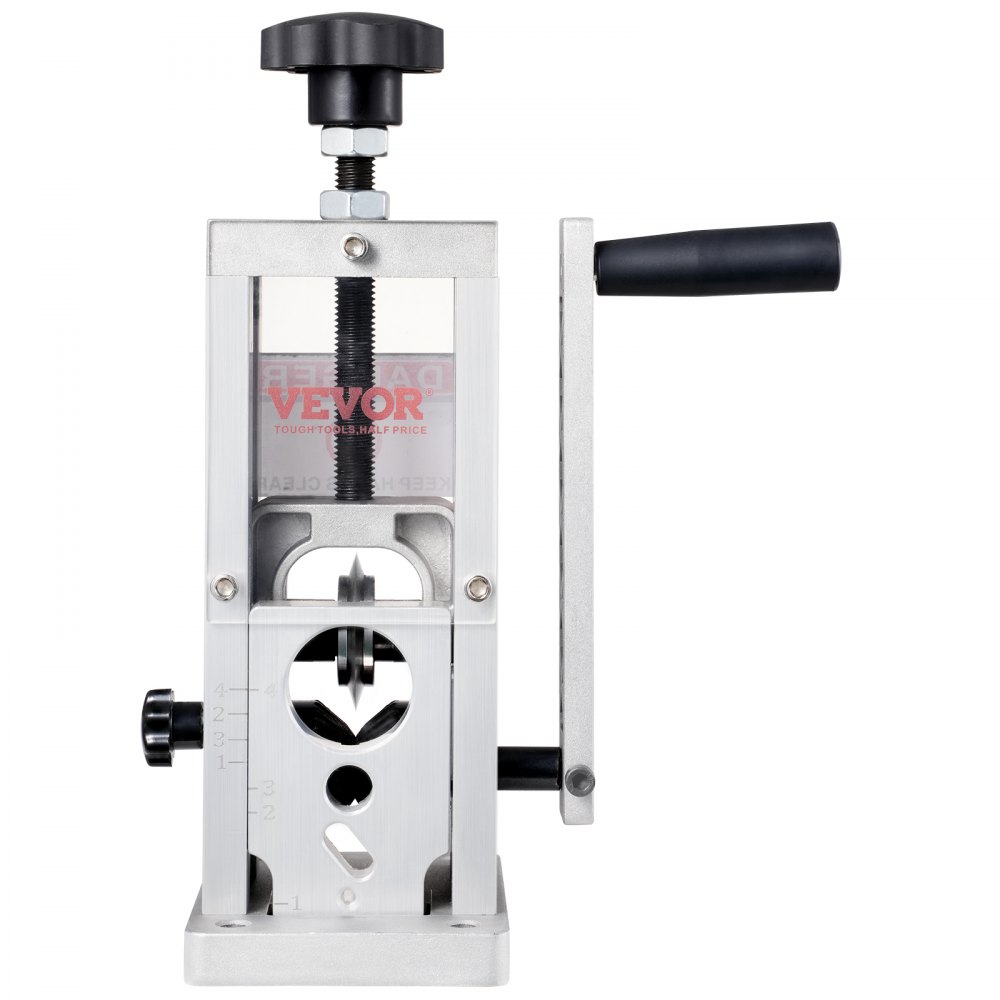 VEVOR Manual Wire Stripping Machine, 0.06''-1.5'' Copper Stripper with Hand Crank or Drill Powered, Visible Stripping Depth Reference, Portable Aluminum Frame Wire Peeler for Scrap Copper Recycling - BXJYSS11538MMUD21V0