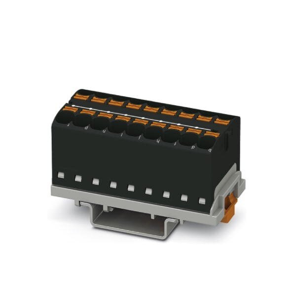 Bloque de distribución Phoenix Contact PTFIX 18X4-NS35 BK - 3273584