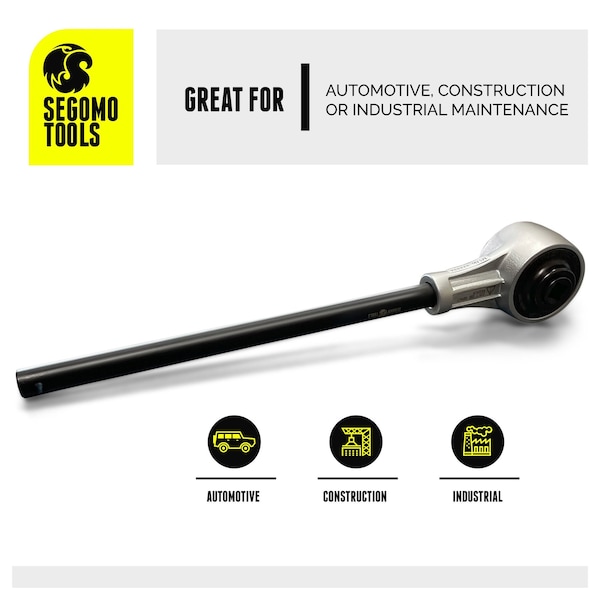 Segomo Tools 365-1100 Ft/Lb, 1/2 Inch To 3/4 Inch Drive Torque Multiplier - TM500-1500