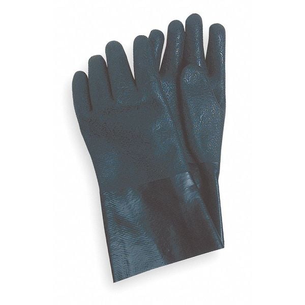 Guantes resistentes a químicos Condor de 12", PVC, L, 1 par - 3BA51