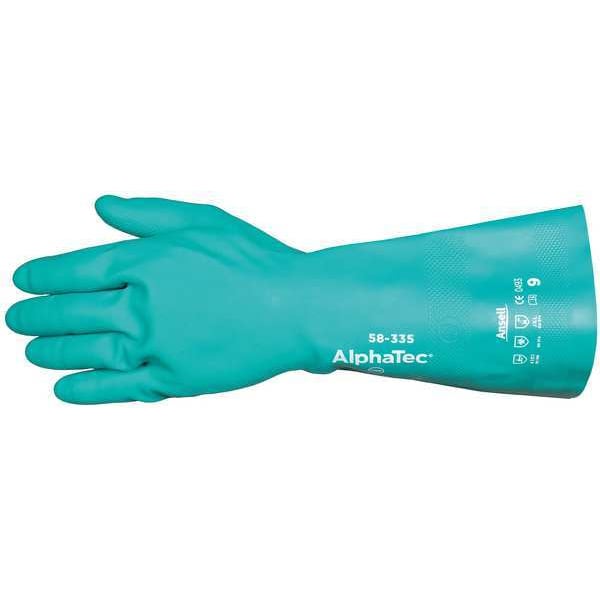 Guantes resistentes a productos químicos Ansell de 15", nitrilo, 10, 1 par - 58-335
