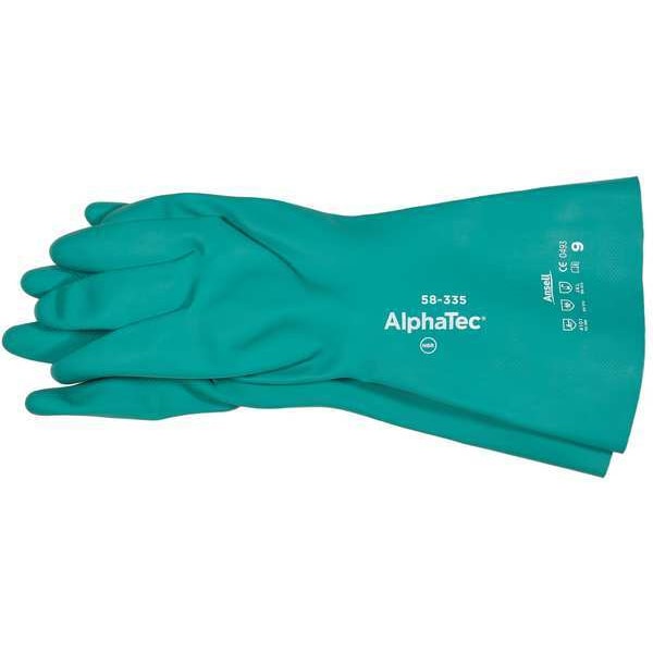 Guantes resistentes a productos químicos Ansell de 15", nitrilo, 10, 1 par - 58-335
