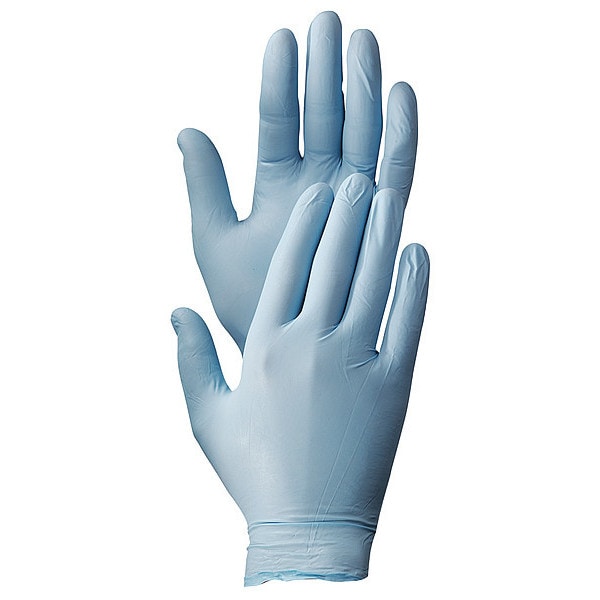 Guantes de protección química Showa, Nitrilo, Azul, 2XL (11), paquete de 90 - 7005PFXXL