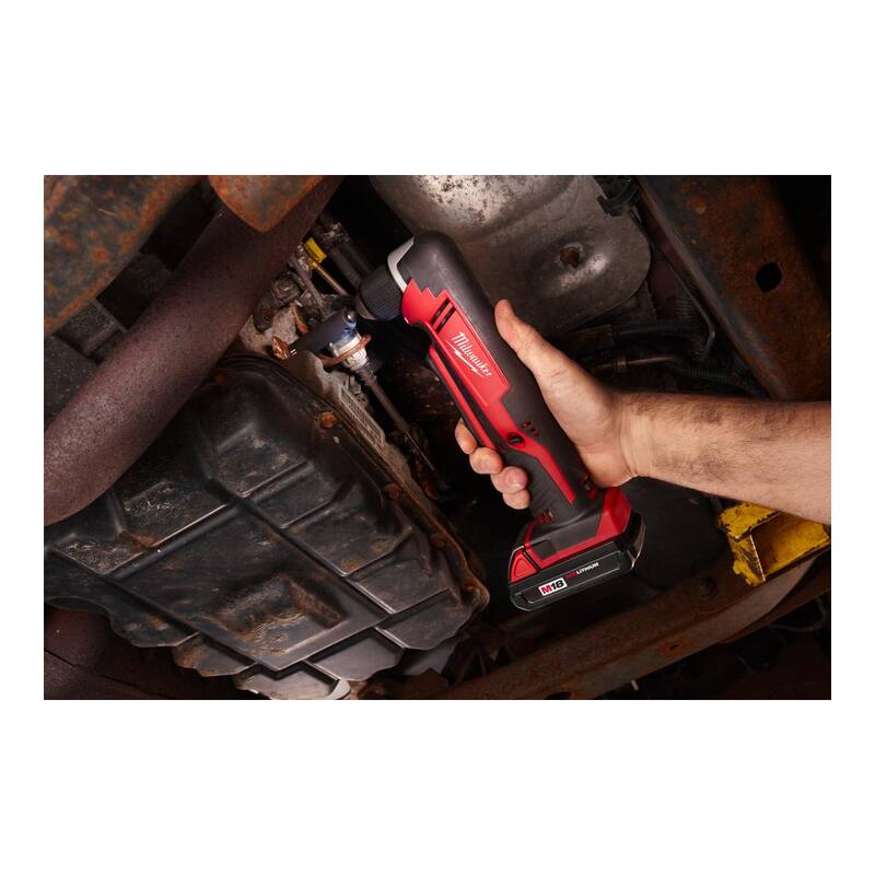 Milwaukee M18 Taladro Angular Derecho inalámbrico de 18V de Iones de Litio de 3/8 pulgadas con Kit Inicial M18 con una batería de 5.0 Ah y Cargador - 2615-20-48-59-1850