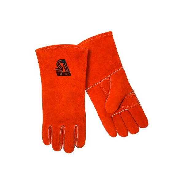 Guante de soldadura Steiner Y-SERIES XL en marrón con cuero dividido para hombro - SB2119Y-X
