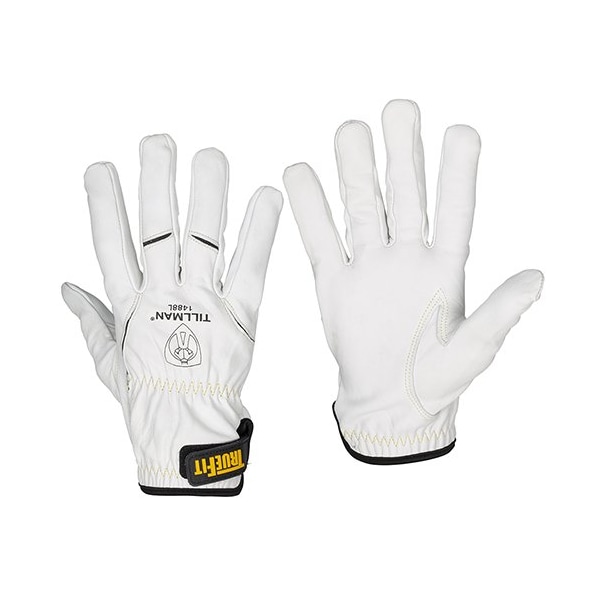 Guantes de soldadura TIG Tillman, palma de piel de cabra, XL - 1488XL
