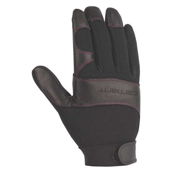 Guantes Mecánicos Carhartt, L, Negro/Rosa, Spandex Transpirable - WA659-BLKRST