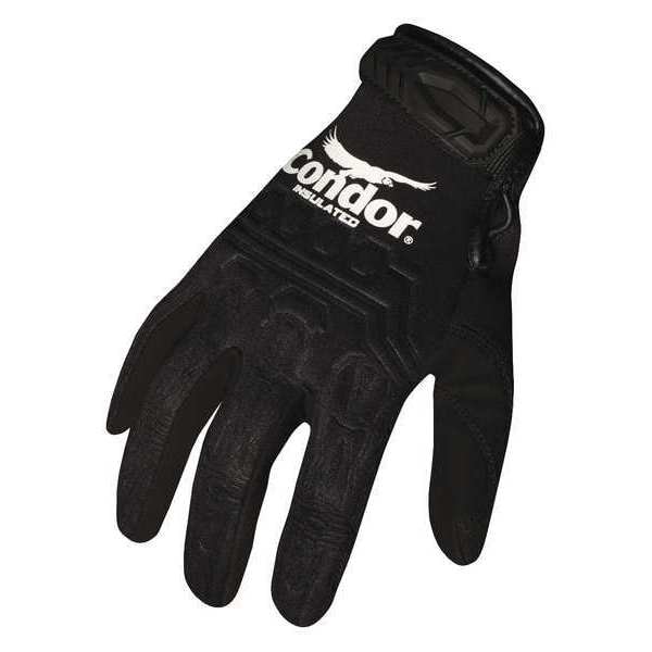 Guantes Mecánicos Condor, 2XL, Negro, Neopreno Estampado - 42KZ98