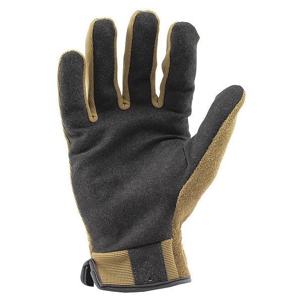 Guantes táctiles para mecánicos Ironclad Performance Wear, tamaño L, color canela/plata, de poliéster - IEX-PUG-04-L