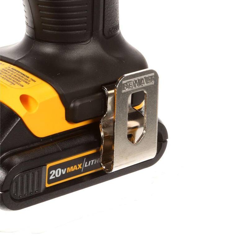 DEWALT Taladro/destornillador angular inalámbrico de 3/8 pulgadas 20V MAX, (1) Batería de 20V 1.3Ah, Cargador y Bolsa - DCD740C1