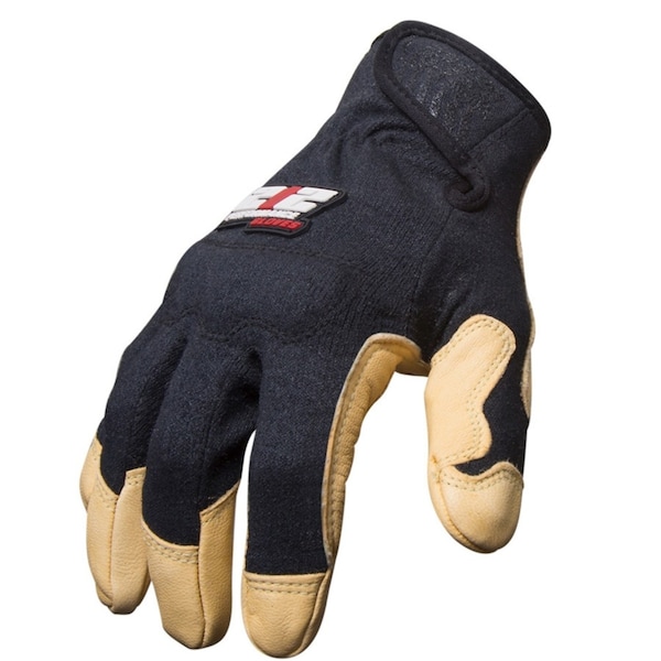 Guantes fabricantes de tela de cuero premium resistentes al fuego, que cumplen con las normas GSA, tamaño grande - FRGGSA-05-011