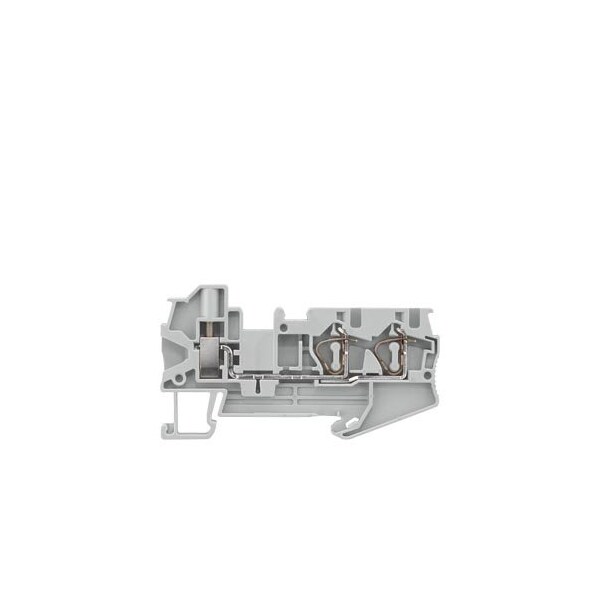 Bloque de terminal Siemens, resorte de tornillo, 4, gris, 3 conexiones - 8WH2103-2BG00