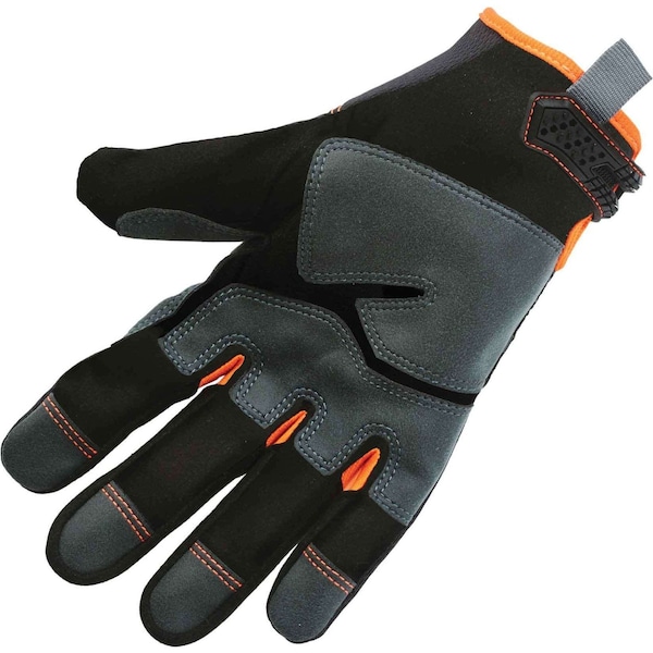Guantes de mecánico Proflex de Ergodyne, XL, Negro/Gris - 810