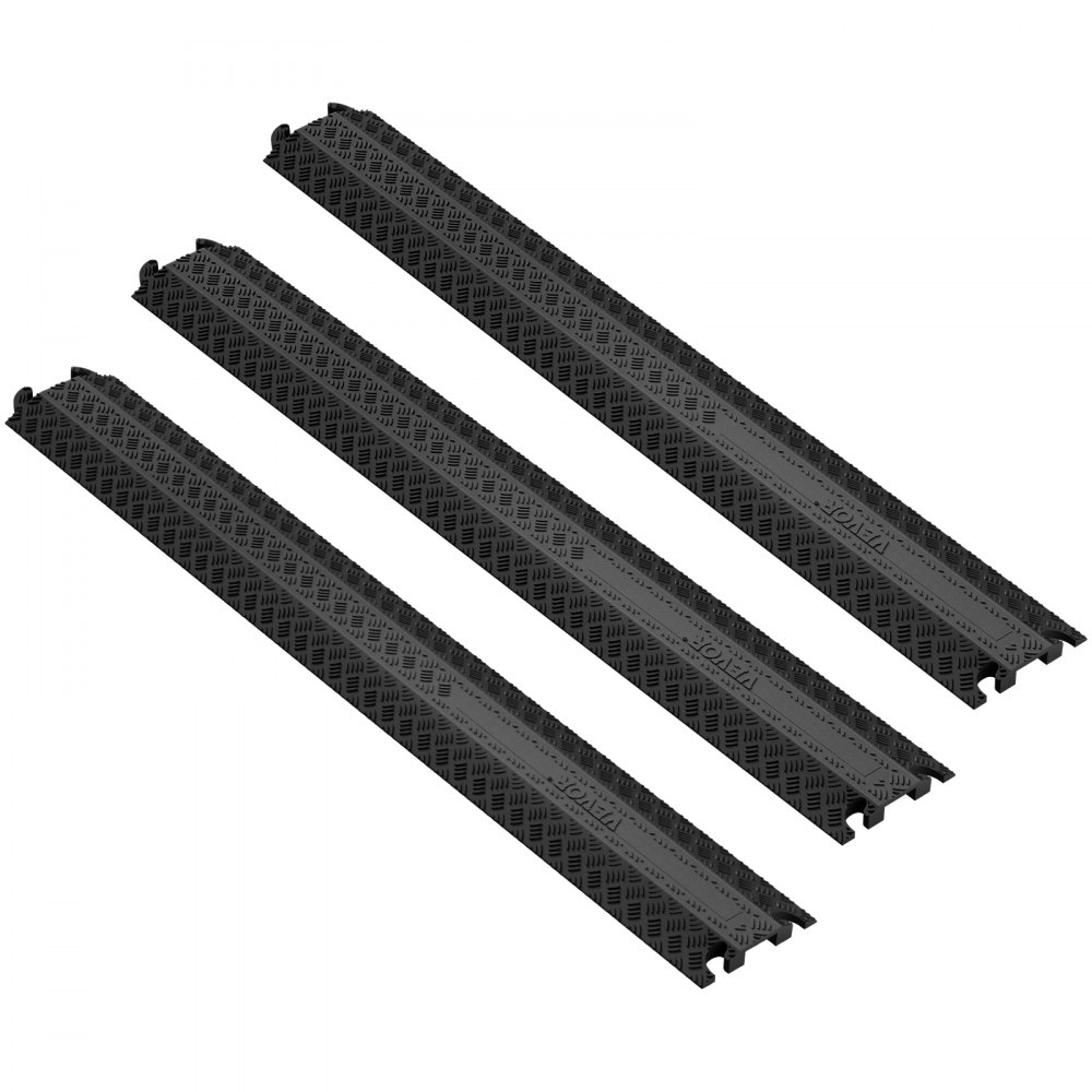 VEVOR 3 PCs 39 in Speed Bumps 2000 lbs Cable Protector Ramp Drop Over Cord Cover - XKCDLBHQRSXXJYDBDV0
