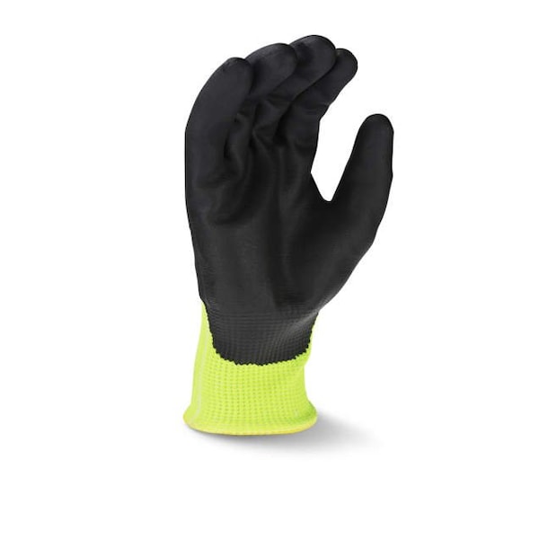 Guantes Radians Radians¬Æ Axis‚Ñ¢ Resistentes al Corte, Palma de Nitrilo Espumado, Verde/Negro de Alta Visibilidad, M, 1 Par - RWG564M
