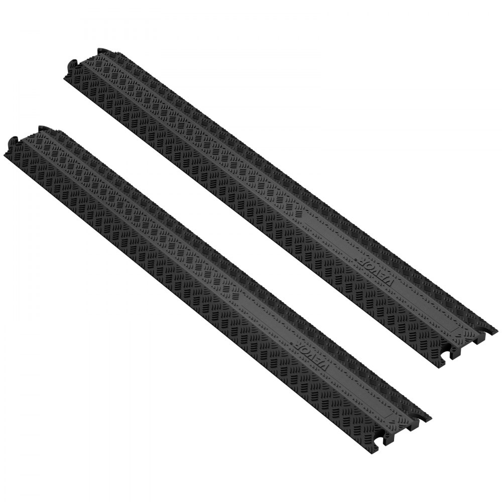 VEVOR 2 PCs 39 in Speed Bumps 2000 lbs Cable Protector Ramp Drop Over Cord Cover - XKCDLBHQRSXXJQKDQV0