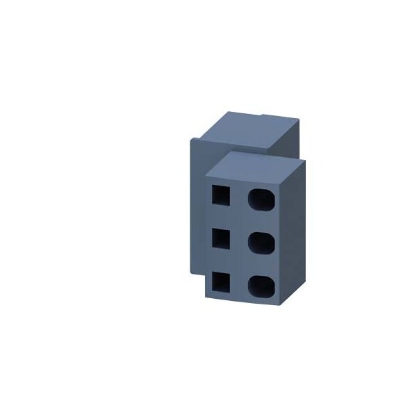 Bloque de terminales trifásico Siemens 3RV29175D 10 AWG