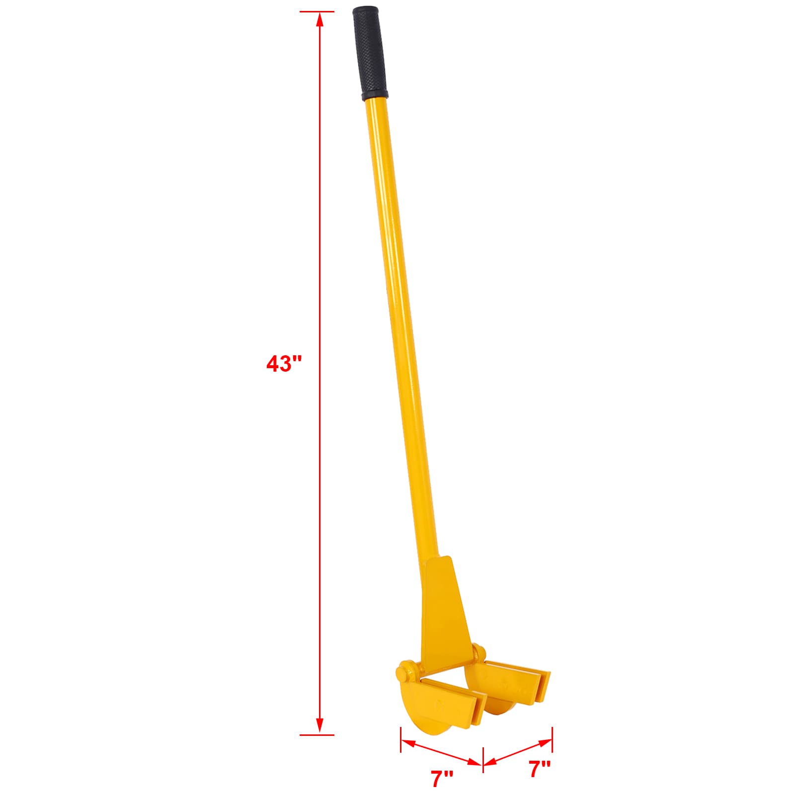 Palo de palanca de acero de 7 pulgadas con punta inclinada Maocao Hoom FZ01028