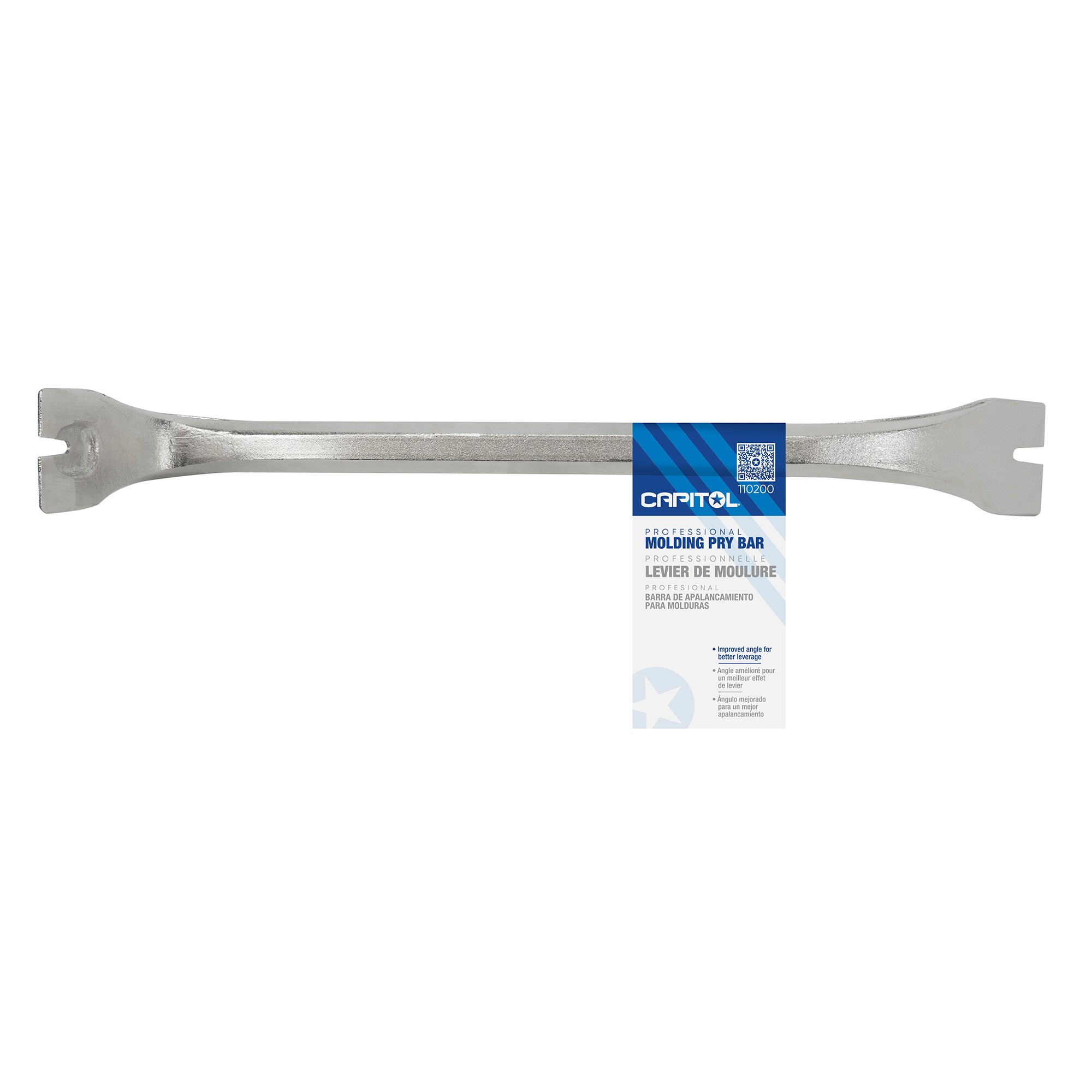 Barra de palanca para molduras de acero de alto carbono Capitol de 10-1/2 pulgadas 110200