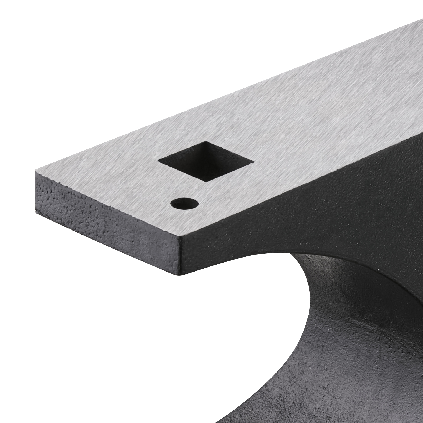 Yunque de acero fundido VEVOR de 55 libras para taller de herrería con tornillo de banco