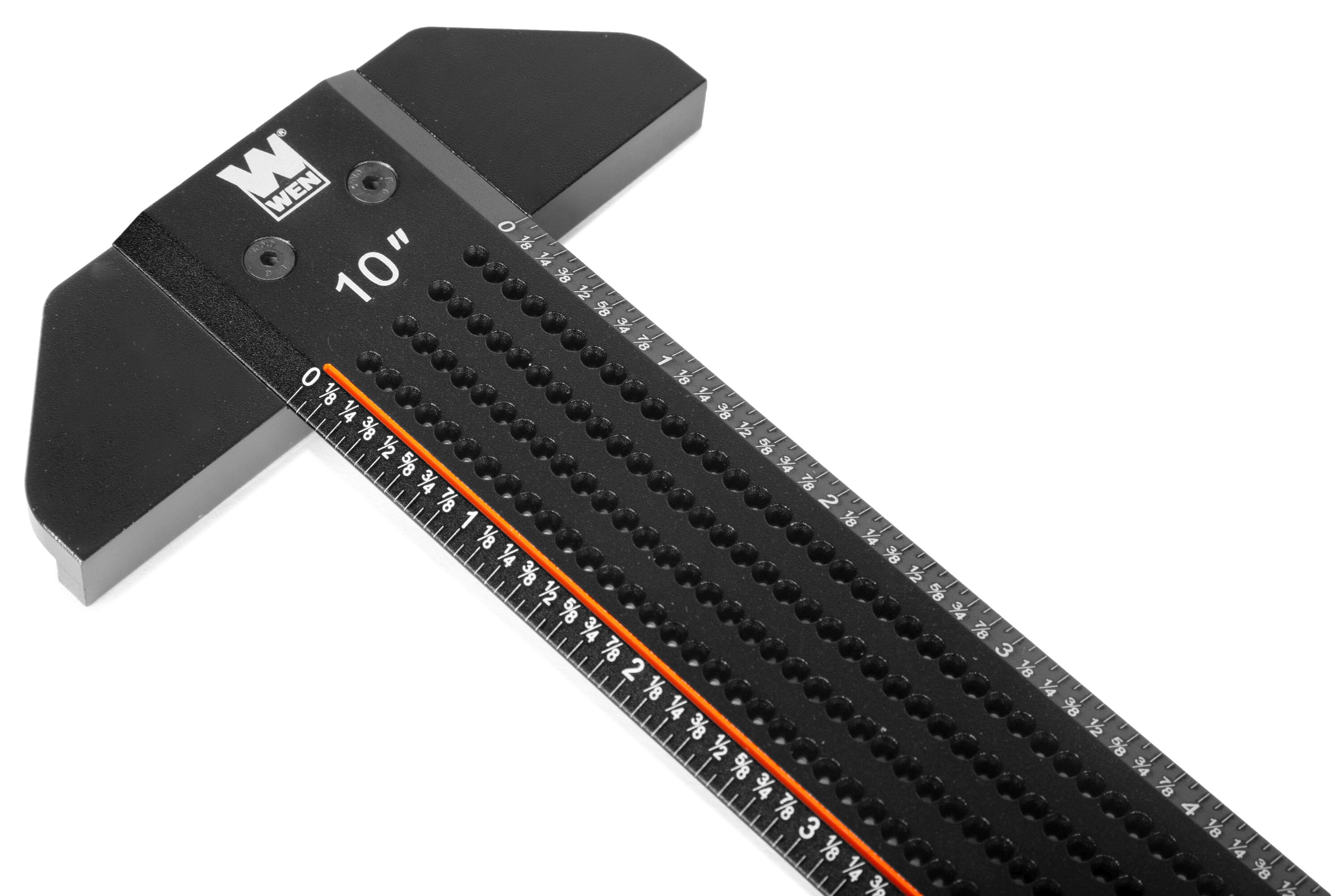 Regla de aluminio WEN de 0.83 pies ME810R