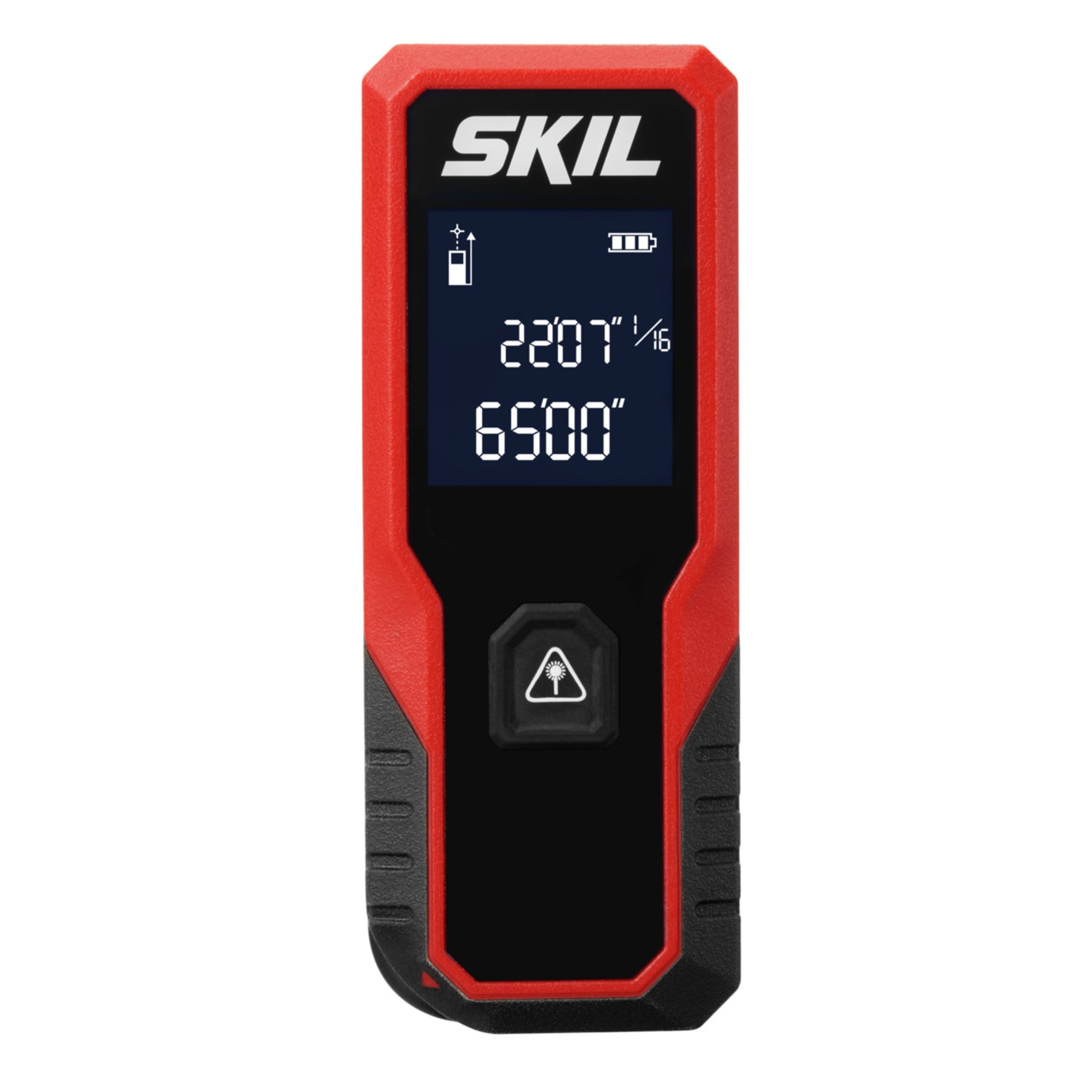 Medidor de distancia láser para interiores SKIL de 65 pies con pantalla retroiluminada ME9821-00