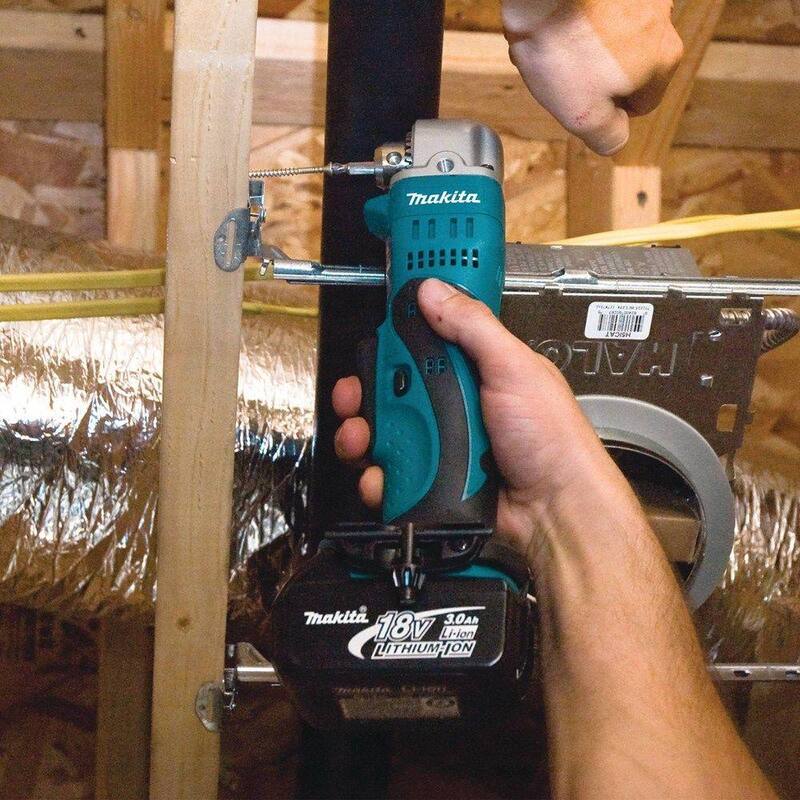 Taladro angular inalámbrico Makita 18V LXT de 3/8 de pulgada con ion de litio (sólo herramienta) - XAD01Z