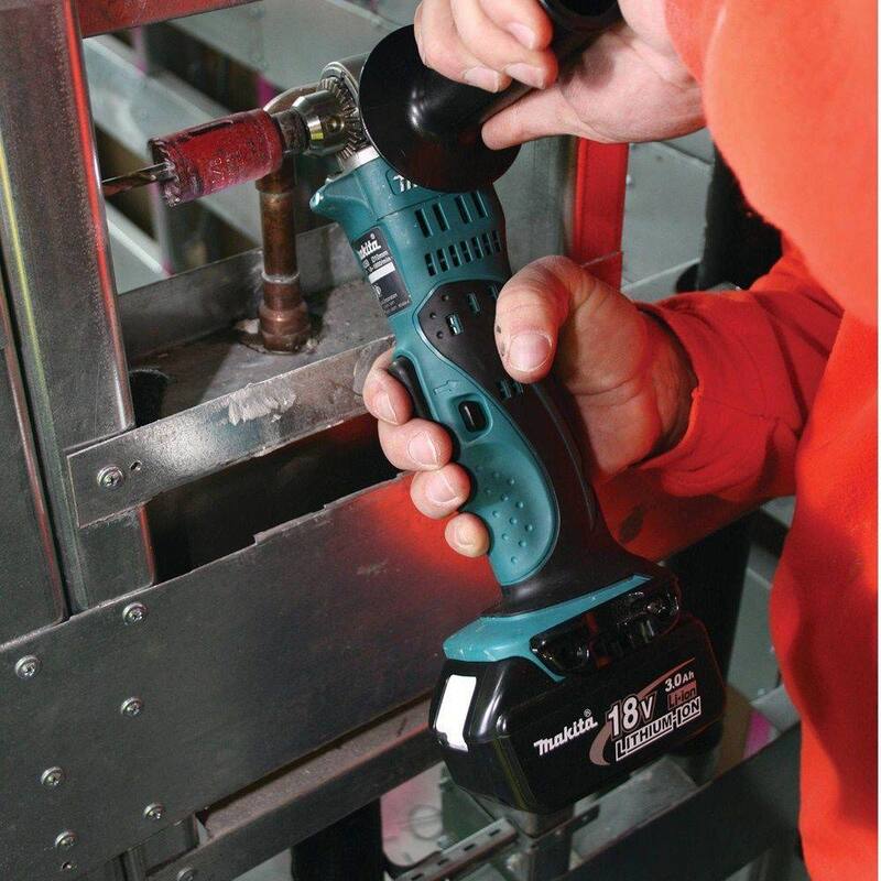 Taladro angular inalámbrico Makita 18V LXT de 3/8 de pulgada con ion de litio (sólo herramienta) - XAD01Z