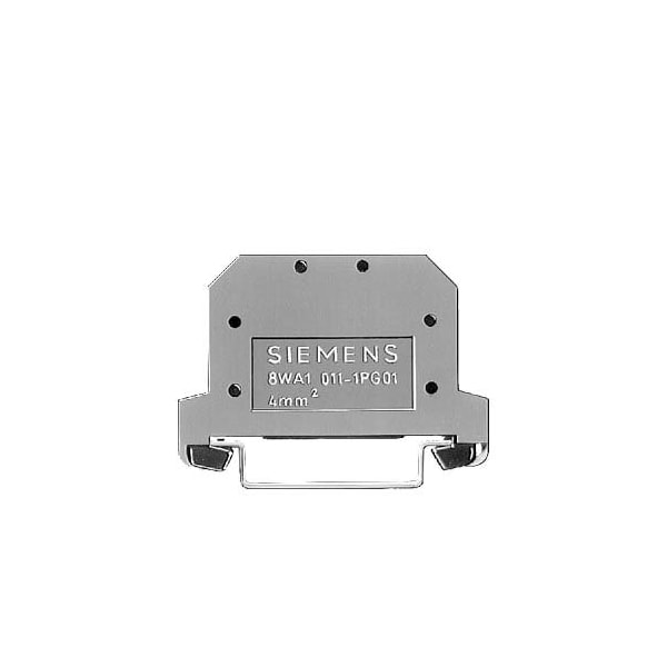 Terminal de tierra 1 tornillo terminal 7.2mm - 8WA1011-1PG01 de Siemens