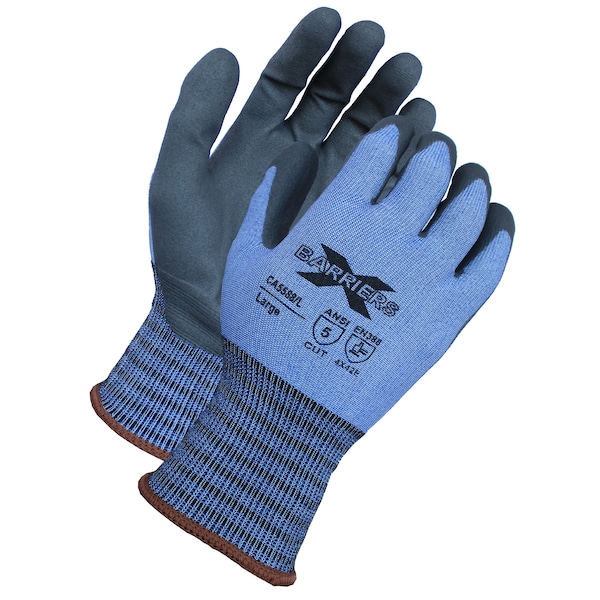 Guante recubierto de Luxfoam, resistente al corte, de tamaño 2XL, color azul Textreme - CA55882XL1