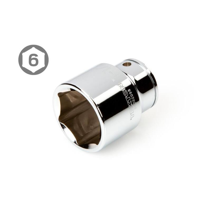 Juego de llaves de vaso de 6 puntas y trinquete TEKTON de unidad de 3/4 de pulgada, de 3/4 a 2 pulgadas (25 piezas) - SKT35104
