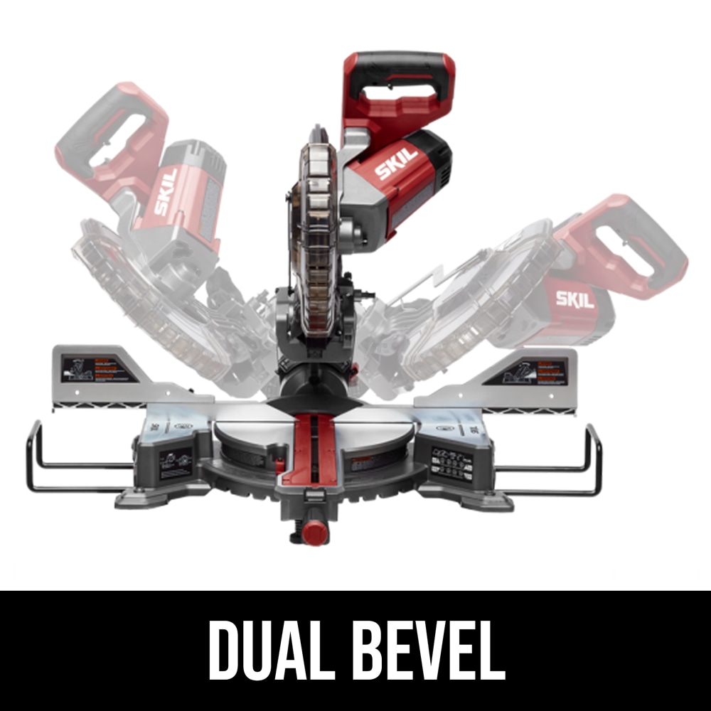 Sierra ingletadora compuesta deslizante de doble bisel de 10 pulgadas y 15 amperios SKIL MS6305-00