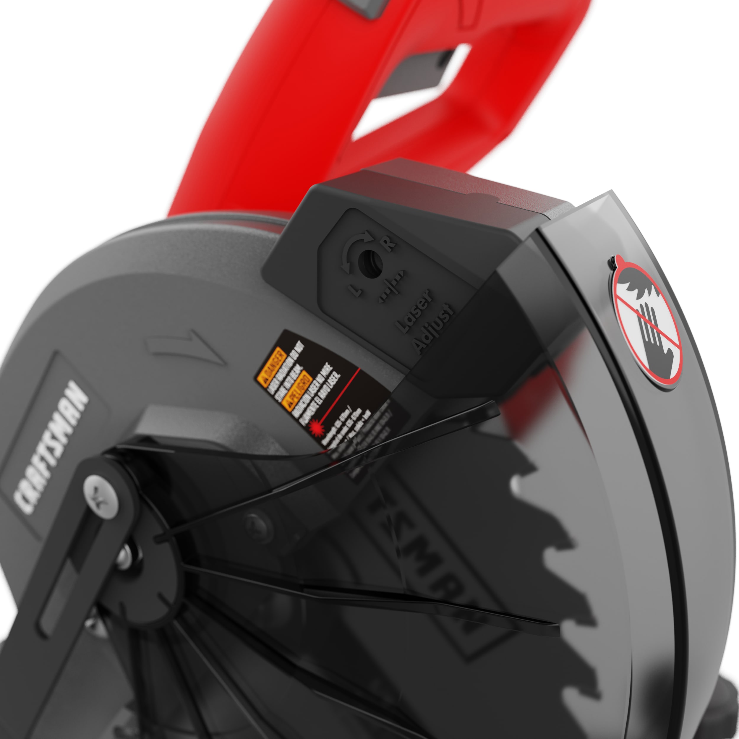 Sierra ingletadora compuesta con bisel único con cable de 9 amperios de 7-1/4 pulgadas de CRAFTSMAN CMXEMAX69434509