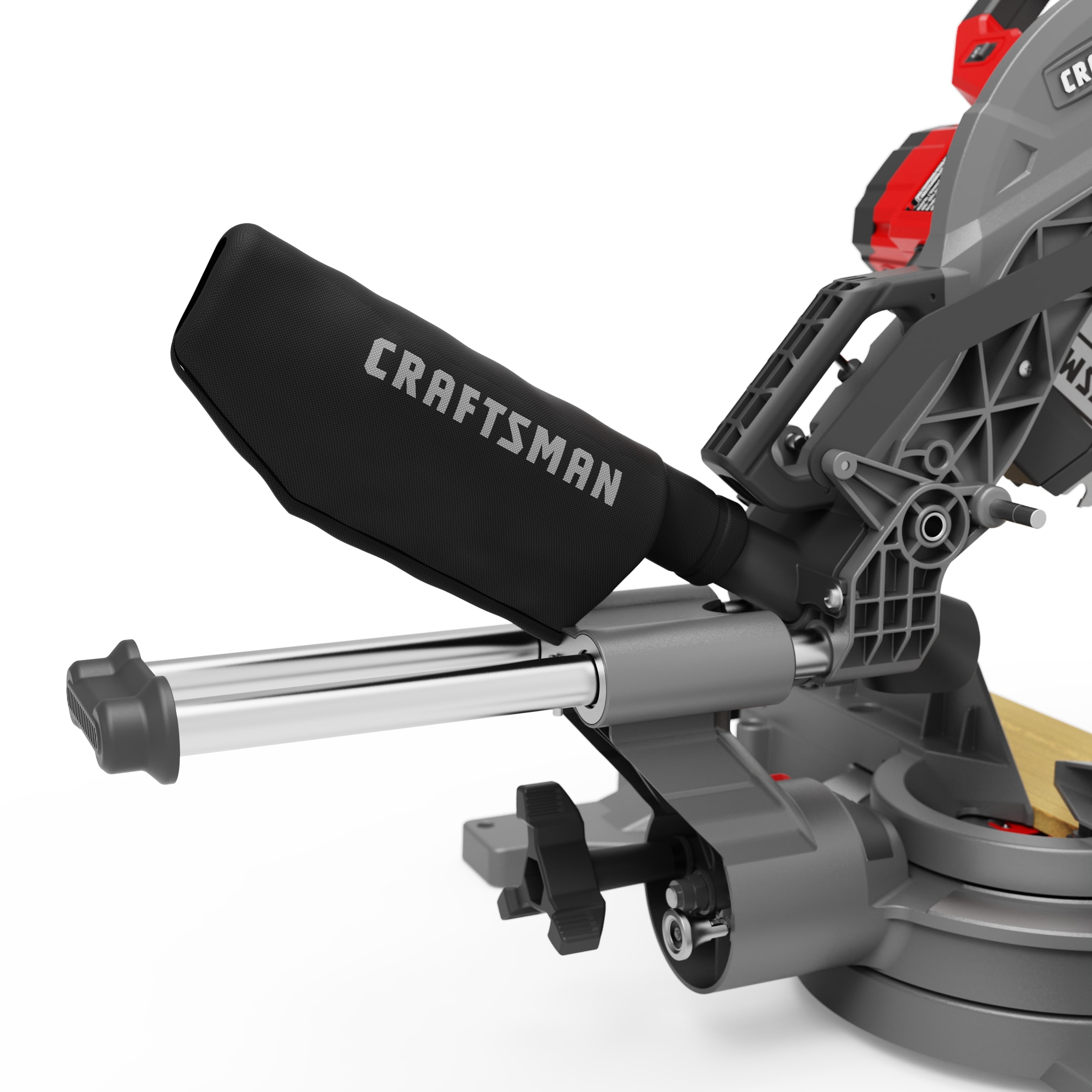 Sierra ingletadora compuesta deslizante de un solo bisel de 12 pulgadas y 15 amperios de CRAFTSMAN CMXEMAX69434505
