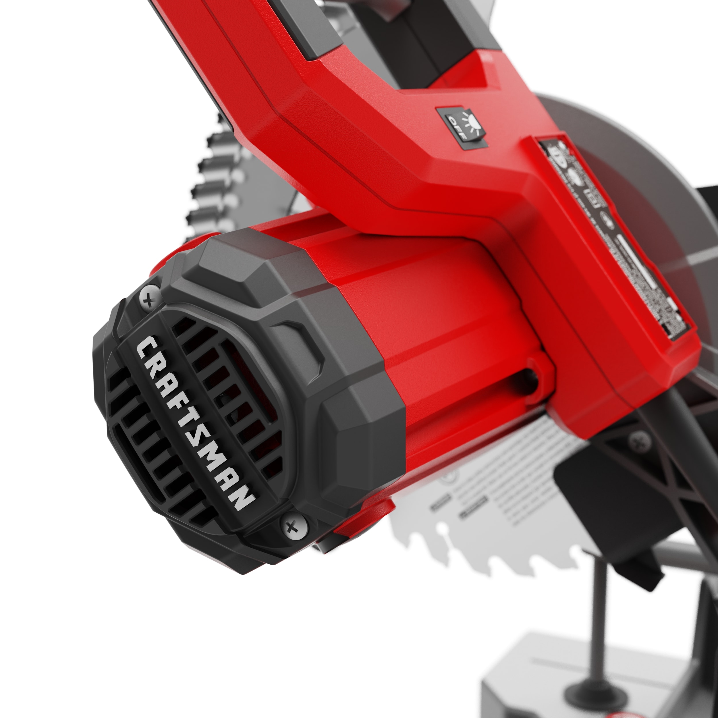 Sierra ingletadora compuesta deslizante con bisel sencillo de 7-1/4 pulgadas y 9 amperios de CRAFTSMAN CMXEMAX69434504