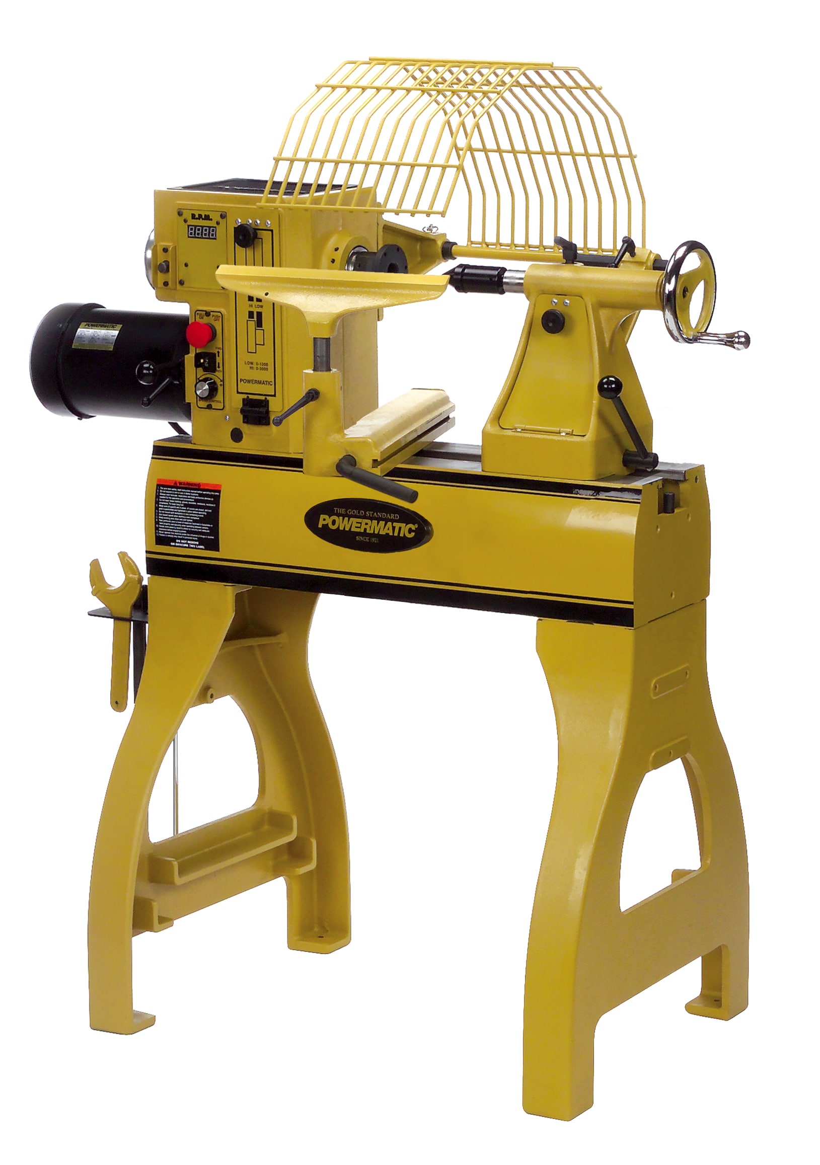 Torno de madera Powermatic de velocidad variable de 20 pulgadas x 20 pulgadas PM9-1792020