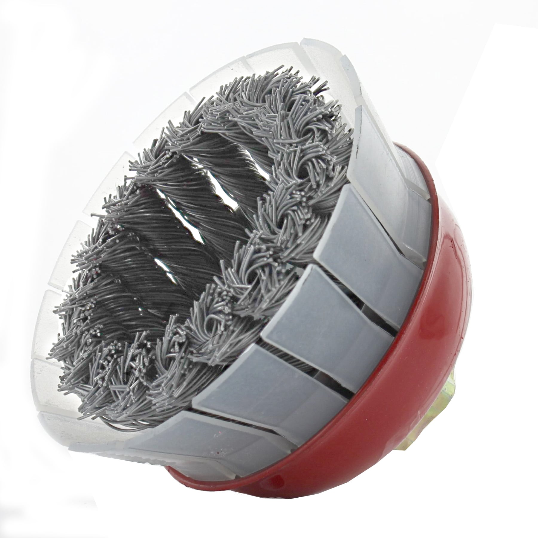 Cepillo de nudos Norton Knot Cup 3 pulgadas grueso para amoladora angular 50580-038