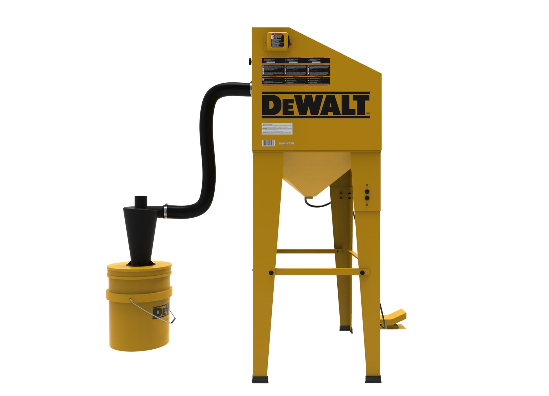 Gabinete de chorro abrasivo DEWALT, MAX PSI 125, 20 SCFM 90 PSI 20-CFM DXCM009-0370