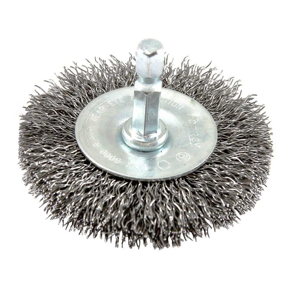 Cepillo de Alambre Forney 2.5 Pulgadas Cepillo de Alambre Grueso 2.5 pulgadas para Taladro de Acero 72733