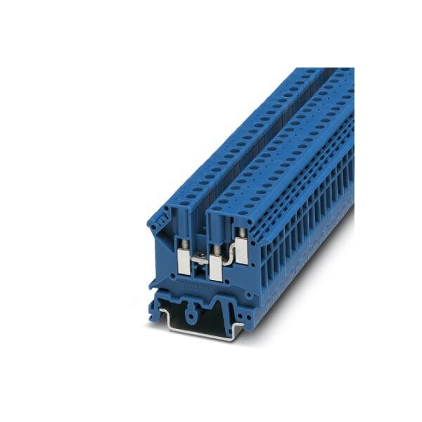 Bloque de terminales de un nivel UK 5-TWIN BU de Phoenix Contact - 1923047
