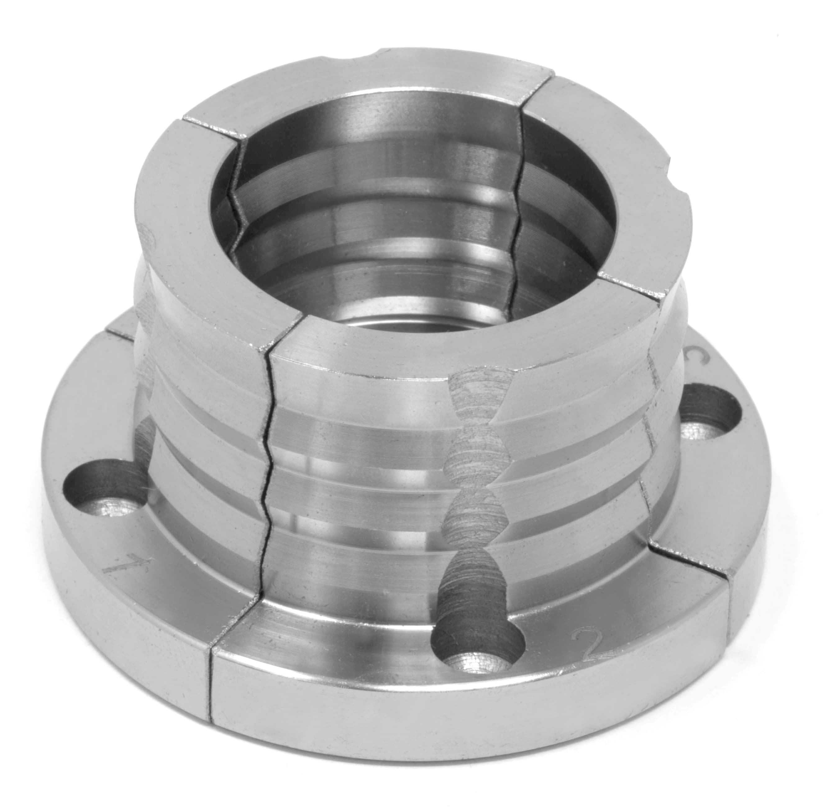 Mordazas de torno de 1.25 pulgadas de doble acanalado WEN La425g