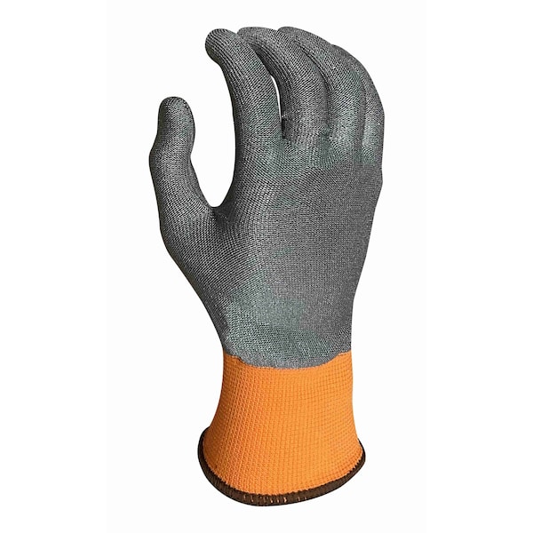 Guantes resistentes al corte Armor Guys, Nivel de corte A9, 15g, gris/naranja, XL - 02-099-XL