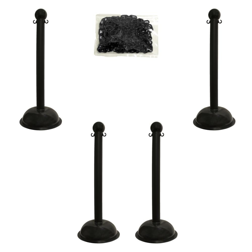 Kit de Poste y Cadena Mr. Chain Negro de Alta Resistencia 71303-4