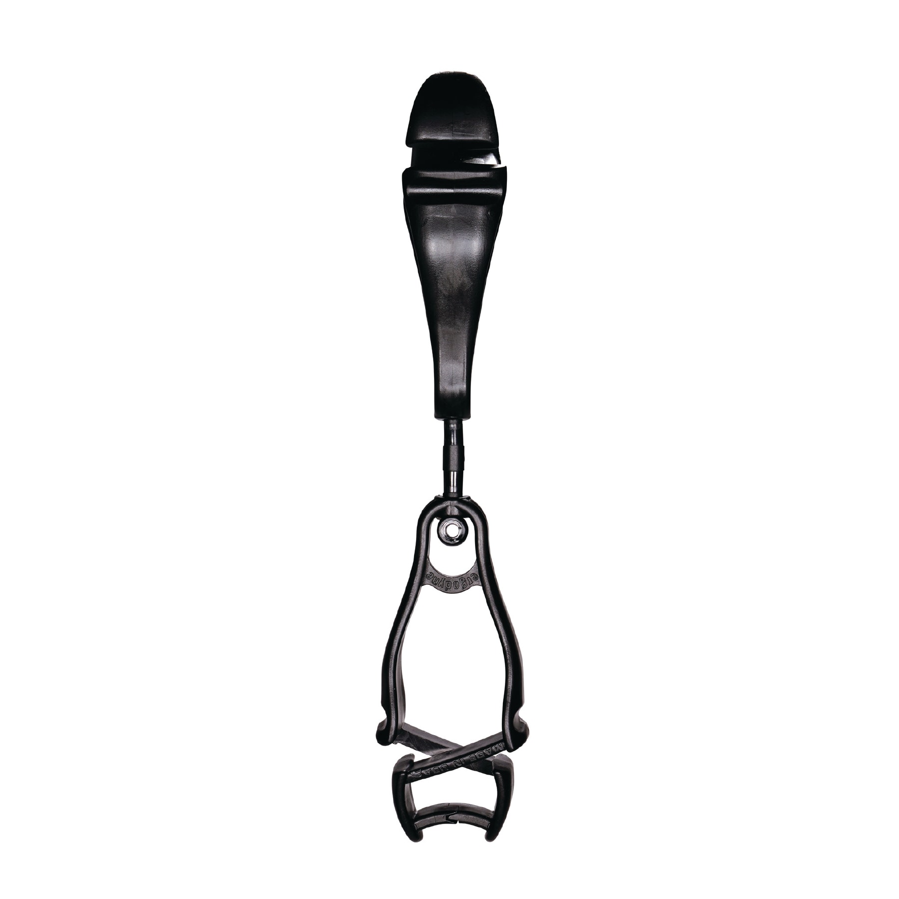 Sujetador doble de clip para guantes giratorios Ergodyne 3420 en negro