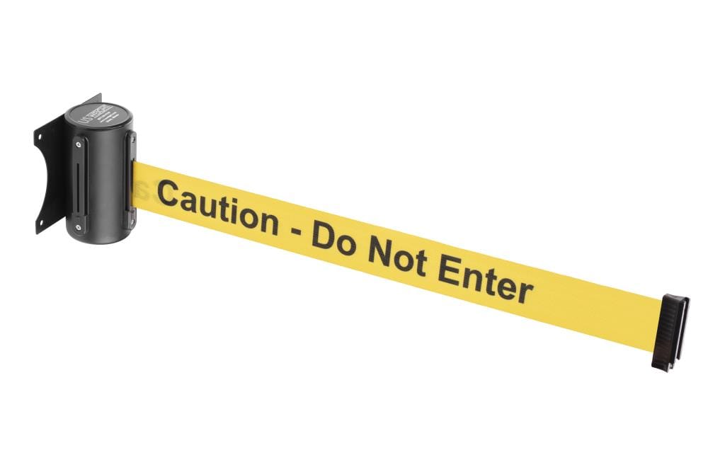 Soporte de Pared US Weight con Cinta Retráctil de Precaución - 8 Pies - Para Cerrar Áreas Para Limpieza o Cuando la Seguridad Es una Preocupación U2500CAU