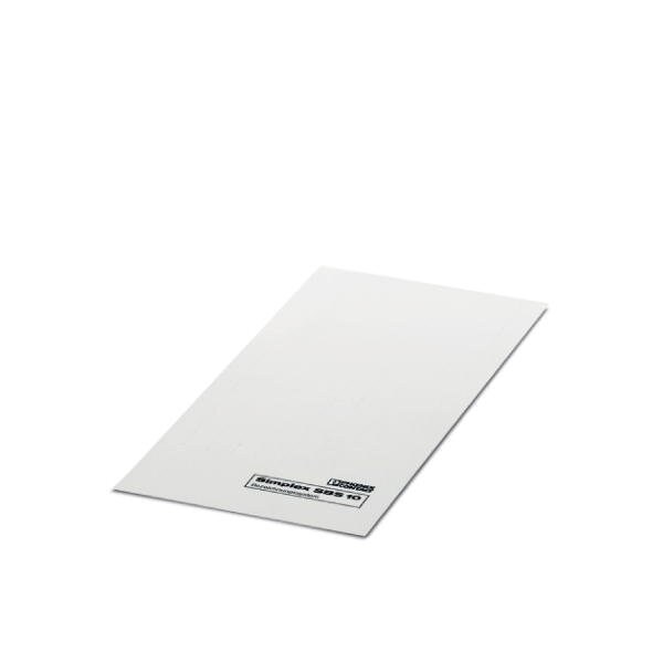 Phoenix Contact SBS10:UNBEDRUCKT Tarjeta marcadora blanca - 1007248