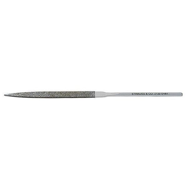 Strauss Needle File, Swiss, Warding, 5-1/2 In. L - NF2122D181