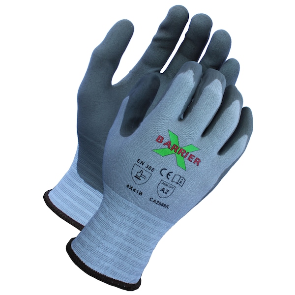 Guante recubierto de Luxfoam con tejido Textreme resistente a cortes Xbarrier A2, talla S - CA2588S12